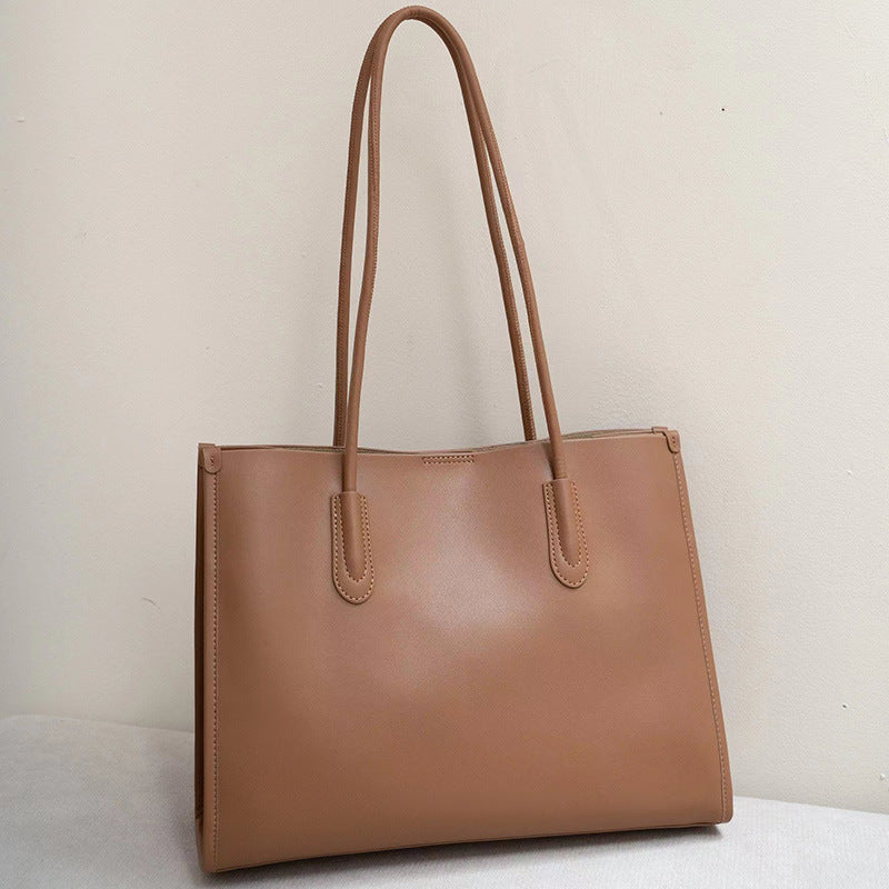 Sac en cuir véritable de grande capacité