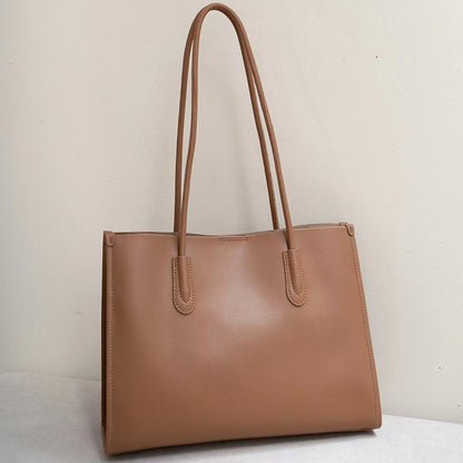 Sac en cuir véritable de grande capacité