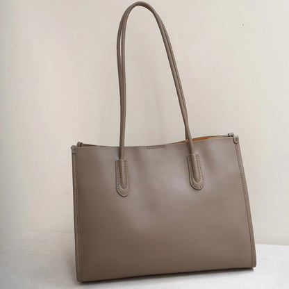 Sac en cuir véritable de grande capacité